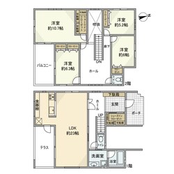 堀の内町戸建の物件間取画像